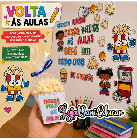 Kit Aula Pipocando