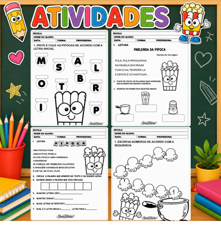 Kit Aula Pipocando - Imagem 5