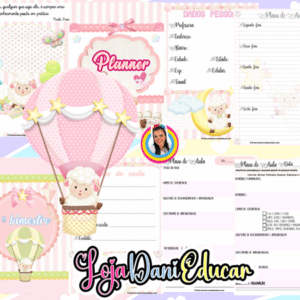 Planner Ovelhinha Rosa Ed. Infantil