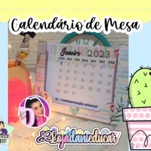 Calendário de Mesa professora