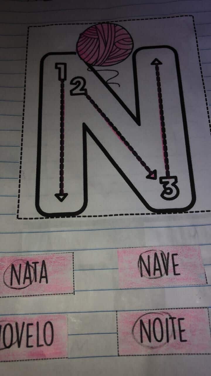 Atividades de alfabetização letra inicial - Imagem 2