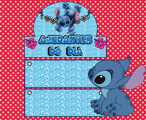 Ajudantes do dia Lilo e Stich