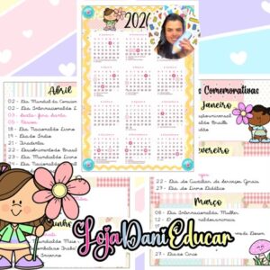 Calendários Patchwork 2026