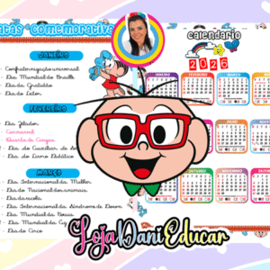 Calendários turma da Mônica 2026
