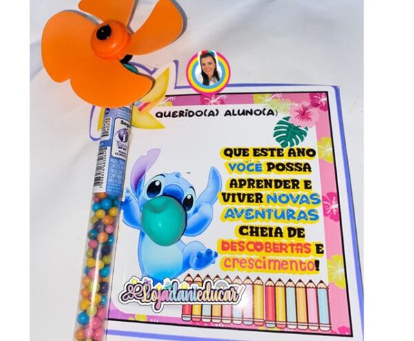 Cartão Lembrancinha Stich