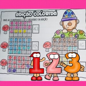 Atividades de Adição Colorida 1º ano