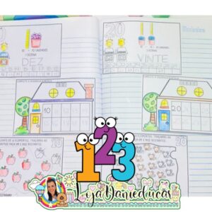 Atividades para Caderno números 10 ao 90 Kids