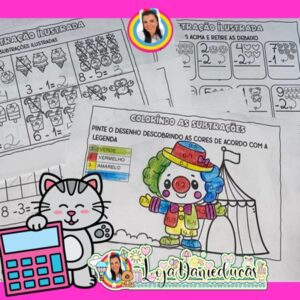 Atividades de Subtração Caderno 1º ano