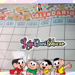 Calendário Turma da Monica Completar