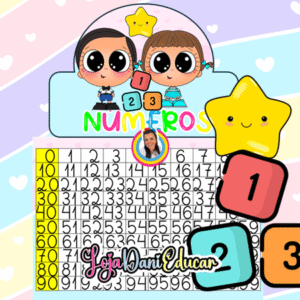 Cartaz Numérico 0 ao 99 Kids