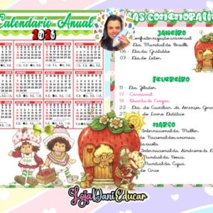 Calendários Moranguinho 2026