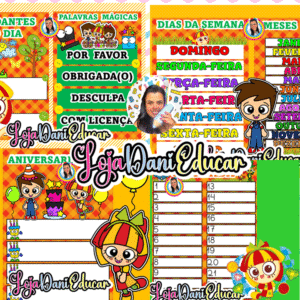 Kit Sala de Aula Sitio Pica Pau Amarelo