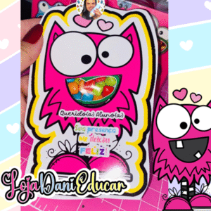 Lembrancinha Volta as aulas Monstro das Cores