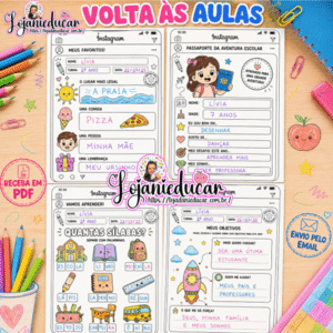 Atividades Volta as Aulas Divertidas